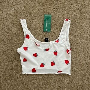 Strawberry Crop Top